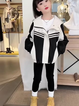 #女童外套 #秋装新款 #春秋穿搭 #外套 #洋气百搭