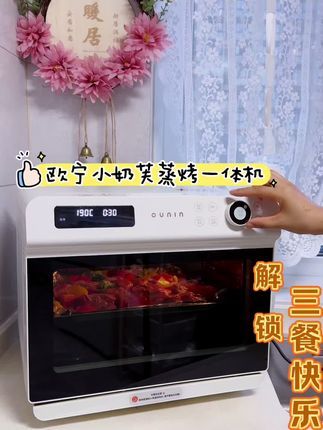 有了欧宁蒸烤一体机,从此告别外卖,跟孩子一起解锁三餐快乐#欧宁蒸烤一体机#蒸烤箱推荐#欧宁小奶芙
