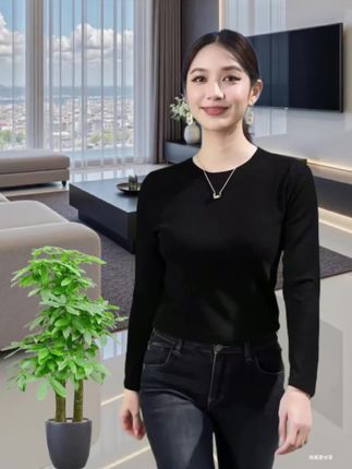 品质女装#秋冬双面德绒长袖上衣#休闲百搭 #潮流时尚穿搭 #谁穿谁好看