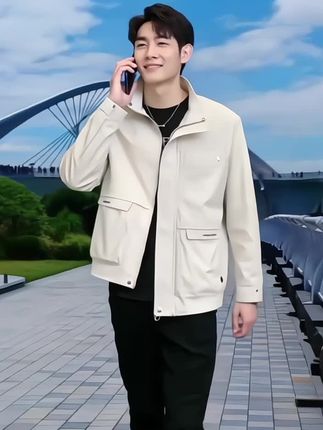 #夹克外套 #谁穿谁好看 #穿出自己的风格 #男生穿搭 #秋冬穿搭