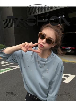 MMEKOR“夏日甜星”T恤 2025新款活力常青藤百搭长袖 89950#长袖 #女装 #春秋穿搭 #无线回购的宝藏单品 #上衣女装