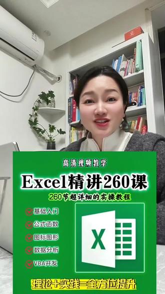 职场人必学!260节Excel精讲,从表格制作到数据分析一站式掌握,财务对账、薪酬统计统统搞定!#excel教学 #excel技巧 #Excel #办公技能 #Excel函数