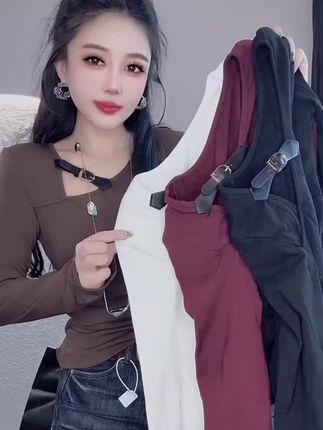 #轻奢女装  #百搭上衣 #百搭显瘦 #修身显瘦 #时尚穿搭 @抖音电商带货