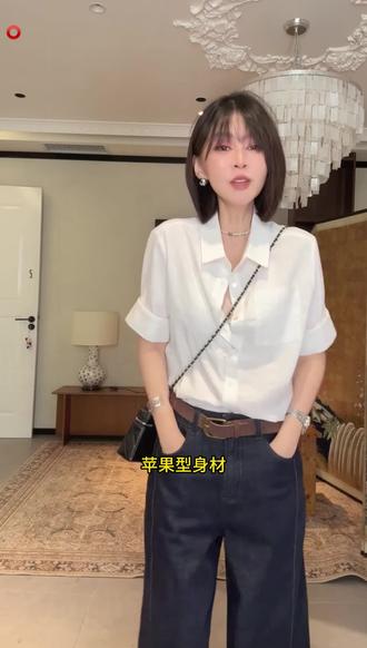 【暮色沉眠】亚麻法式翻领单口袋设计休闲纯色显瘦衬衫 #梨九九定制女装 #亚麻衬衫 #显瘦穿搭 #通勤穿搭 #今天穿什么