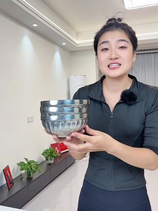 这个加厚不锈钢防烫碗 真的很划算!#不锈钢碗#防烫碗#超便宜超划算