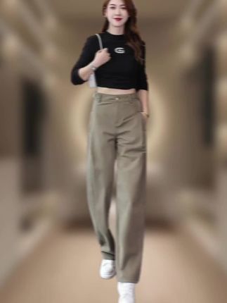 #显高显瘦显腿长 #减龄显瘦穿搭 #百搭裤子 #气质女神穿搭 #春秋新款