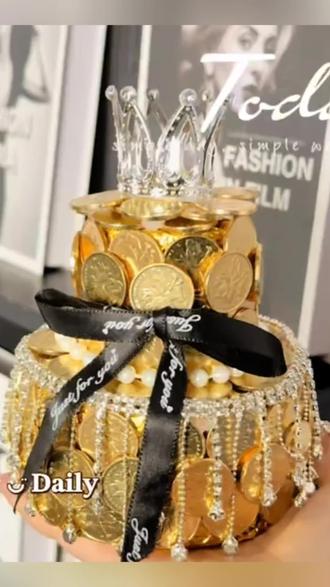 diy材料包硬币蛋糕硬币蛋糕材料包皇冠金币蛋糕寓意五毛钱蛋糕#蛋糕#创意蛋糕硬币#好物分享🔥