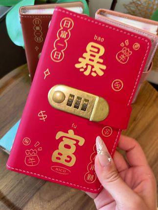 #存钱夹 #存钱册 现金收纳2025暴富密码锁#现金存钱本 理财百元人民币纸币收纳整理,存单收纳神器儿童存钱神器#存钱妙招