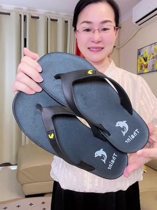 男士沙滩人字拖#软底软面穿上超舒服#透气舒适不臭脚 #好穿不累脚