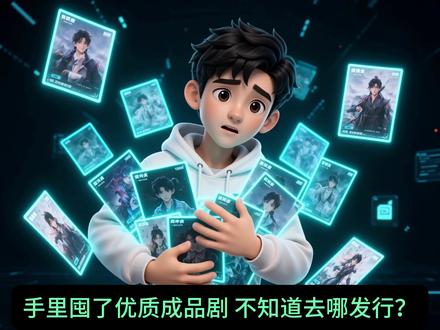 掌阅泡漫“成品剧广场”上线,官方收剧通道开启,短剧极速出海 创作者朋友们,手里有精心制作的成品短剧,却在发愁去哪发行吗?看这里👇
官方收剧通道开启,致力于解决短剧创作者发行痛点,泡漫AI平台“成品剧广场”今日正式上线。
平台现已开启官方专属收剧入口,具有以下核心优势:
🔹 类型不设限: 涵盖首发剧、二轮剧、真人剧及AI真人剧,不限语种。
🔹 极速对接: 两步完成上传,后台实时追踪进度,商务团队主动光速推进入驻签约。
🔹 全球化视野: 依托掌阅联合发行,深耕国内渠道的同时,推进全球本地化改编,打通海外市场收益空间。
不止于此,未来泡漫还将逐步开放需求端入口,致力于打造短剧行业双向供需的健康撮合生态。如果你手头刚好有剧,欢迎随时来泡漫,把好作品交给我们发行吧!
#泡漫AI#AI短剧 #AI漫剧 #掌阅 #短剧出海