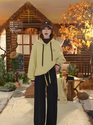 时尚休闲橙色卫衣女假两件2025季秋上衣百搭@香香生活号(25号早7点大场送) #慵懒风穿搭 #酷女孩穿搭 #小个子穿搭 #穿搭不重样 #时髦穿搭