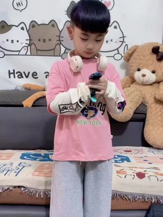 #高级感穿搭 #高品质童装 #视频同款在商品橱窗 #纯棉t恤 #今日穿搭look