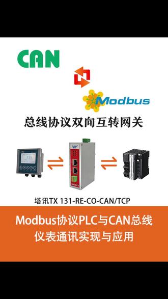 ModbusTCP转CAN协议网关实现PLC与工业仪表通讯 塔讯 TX-131-RE-CO-CAN/TCP 为工业级ModbusTCP 转 CAN 总线协议转换网关,专为以太网 PLC 对接 CAN 总线传感器、智能仪表、现场设备通讯打造。支持 ModbusTCP 以太网数据与 CAN 总线数据双向透明互传,兼容标准 CAN2.0A/B 协议,通讯速率灵活可调。设备自带电气隔离防护,抗干扰能力强,适配工业恶劣现场环境。支持网页简易参数配置,无需复杂编程,地址映射简单便捷,快速完成组网对接。体积小巧支持导轨安装,供电稳定耐用,轻松实现工控系统互联互通,广泛用于工业数据采集、现场设备联网、老旧产线通讯升级等场景。
#智能仪表 #传感器 #协议网关 #ModbusTCP #CAN总线