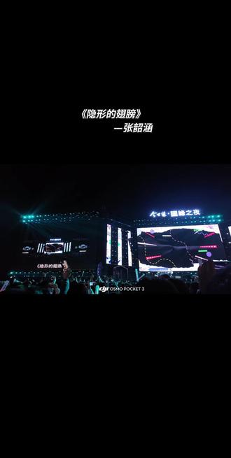 4.30-兴化,隐形的翅膀#张韶涵 #演唱会 #莲溪湖公园 #兴化群星演唱会