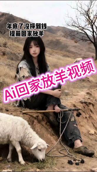 恶搞Ai回家放羊视频教程#剪映 #ai回家放羊 #ai视频