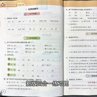 新版人教版六年级下册语文练习题看拼音写词语字词句子阅读理解 新版人教版六年级下册语文练习题看拼音写词语字词句子阅读理解#六年级下册语文 #看拼音写词语 #句子训练 #字词训练 #阅读理解