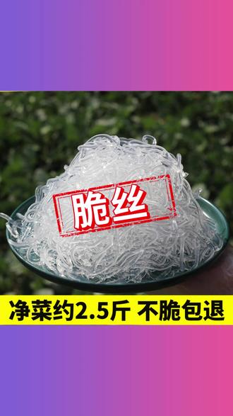 2.5 斤凉拌精品素海蜇丝魔芋素食凉拌菜嘎嘣海藻丝夏季商用大包 #素海蜇丝魔芋素食 #2 5 斤商用大包 #嘎嘣脆爽口感 #夏季凉拌小菜 #低脂速食配菜