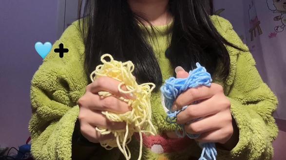 💙➕💛🟰🐱?#钩织 #钩织变身 #咪咪大王 #钩织小物件 #搓一搓