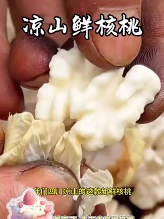 新鲜核桃 手工去皮湿核桃 老树核桃无漂白美味醇香孕妇零食 #好物分享 #热门推荐#好东西