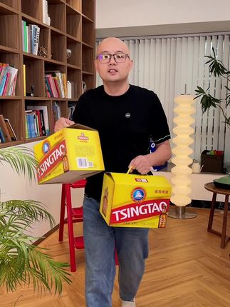 青岛啤酒不管自己喝还是拿他送人都非常不错#强烈推荐 #青岛啤酒#拉环小棕金