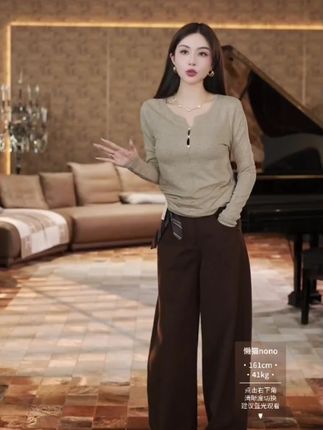 #时尚 #潮流时尚穿搭 #打底衫 #打底衫女 #针织衫 @懒猫nono