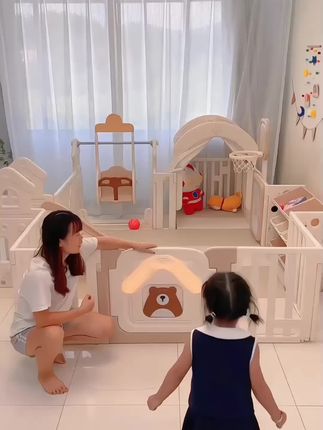 #亲子互动 #母婴好物推荐 #宝宝围栏 #育儿好物 #游戏围栏