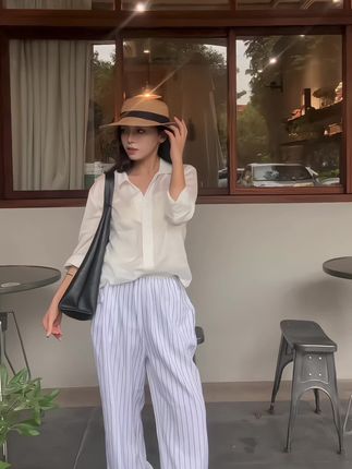 爱上这件白衬衫了#今天穿什么 #今日分享 #ootd穿搭