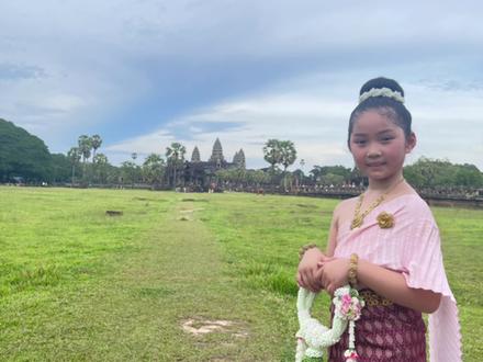 #上热门 柬埔寨古装的穿法