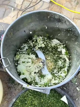 家里养鸡鸭鹅的家人们有了这个碎菜机,再也不用用手剁菜了方便实用