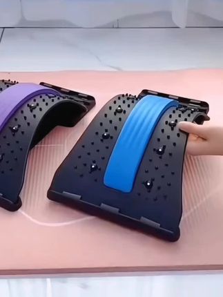 李宁腰椎舒缓器腰部托举拉伸牵引背部按摩神器脊柱矫正锻炼顶腰板#拉伸放松肌肉 #背部按摩器#顶腰板 #运动健身 #顶腰板推荐