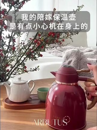 保温壶结婚陪嫁茶水分离焖泡茶壶#保温壶 #高档大气上档次 #茶水分离杯 #器物之美 #送礼佳品