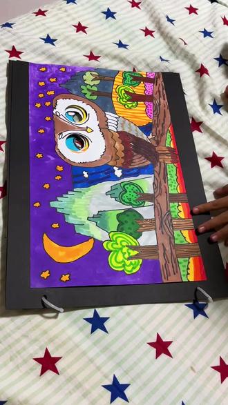 #爱画画的小朋友 太会玩了 我也喜欢#儿童绘画