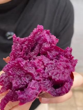 粉粉糯糯的紫罗兰紫薯来了富含满满花青素和膳食纤维软糯好吃又营养!#紫薯 #粗粮 #软糯香甜