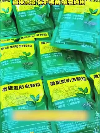 2袋装【每袋500克】撒施型颗粒用于瓜果蔬菜农作物#三农 #三农流量扶持计划 #三农种植 #农民种地不容易 #农村生活