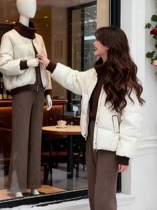 #极简轻奢秋冬穿搭 #外套穿搭 #保暖穿搭 #休闲百搭 #棉服外套穿搭