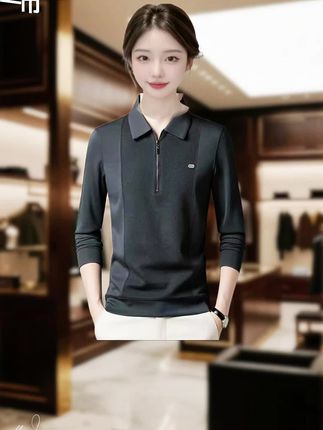 翻领显利落,不挑身材不挑搭,日常穿它自带清爽感#polo衫 #长袖 #长袖polo衫 #男装 #polo衫男
