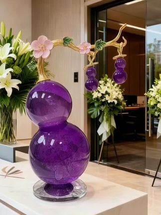 水晶葫芦摆件。#家居摆件 #创意摆件 #摆件 #原创视频 #家居好物 @DOU+上热门 @抖加🔥上热门🔥dou+🔥热点宝 @上热门🔥🔥🔥