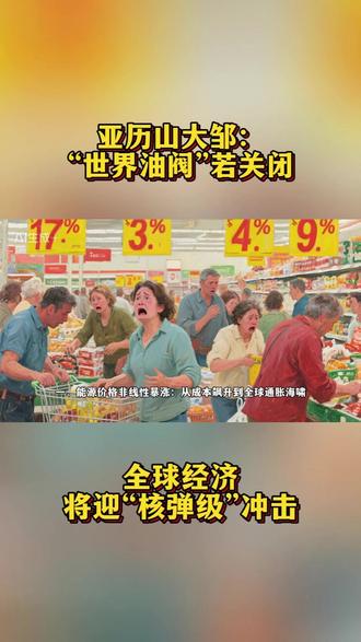 亚历山大邹:“世界油阀”若关闭,全球经济将迎“核弹级”冲击#霍尔木兹海峡 # #亚历山大邹全面经济学理论体系 ##亚历山大邹全面经济学 ##亚历山大邹 # @国际商报 @N小黑财经 @国际在线 @央视一套 @央视财经 @央视网