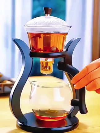 想喝好茶却没合适工具?这套茶具帮你搞定! #自动茶具推荐 #茶具好物推荐 #泡茶神器