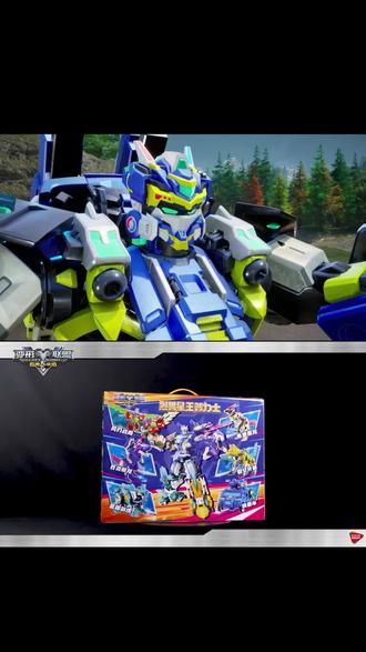 谁的童年能拒绝一台六合体机甲! 烈兽星王普力士全套集齐,分体可玩、合体超帅,关节紧实不松垮。29cm 超大身形,摆柜直接封神,送娃自留都炸场!#变形联盟 #变形玩具 #男孩玩具