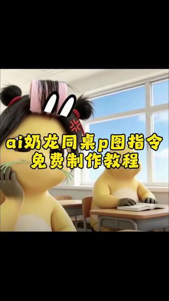 你们都在找的奶龙同桌P图指令教程来了 #由小云雀seedance2.0制作 #小云雀AI#小云雀爆款马上成片 #小云雀seedance#用小云雀Agent短剧一键直出