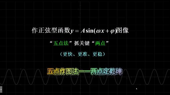 五点作图法——两点定乾坤