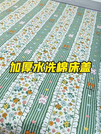 19.9的四季通用大床盖可比薄床单好用多了#四季床盖 #家纺床上用品 #床上用品