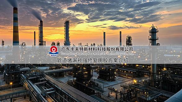 卡夫特管道堵漏补强用胶解决方案。