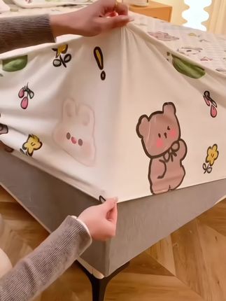 夹棉床罩#床上用品#床品#床罩保护套 #床套罩