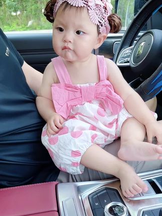 甜美可爱婴儿衣服公主夏季新款薄款连体哈衣女宝宝洋气可爱爬服赠帽子#女宝穿搭#童装厂家直供 #生女儿就是用来打扮的