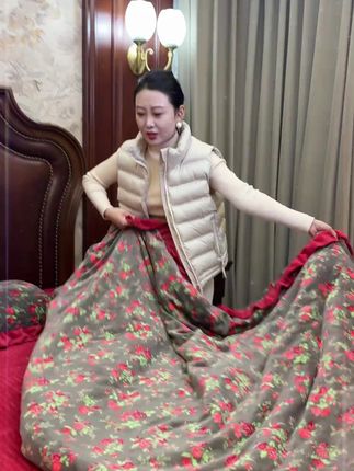 不是普通床单是加厚毯子床盖!加密加厚牛奶绒超级暖!这个花色马上断货啦!#高端床品 X