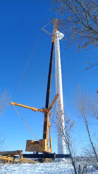 徐工xcc2600安装风电中