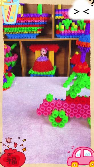 儿童大颗粒六角积木拼插拼搭幼儿园男孩女孩3-6周岁益智早教玩具