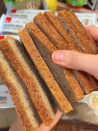泓一奇亚籽黑麦全麦吐司切片面包整箱代餐零食糕点S#全麦吐司 #吐司面包 #面包 @DOU+小助手 @DOU+上热门 @巨量千川